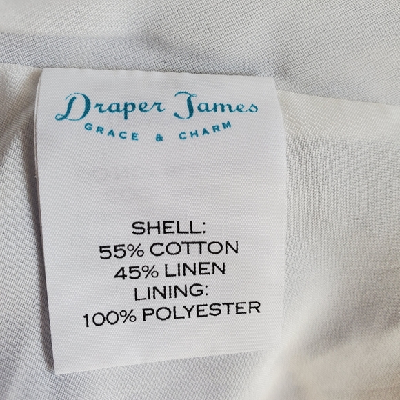 NWT Draper James Collection Embroider Blue Linen Dress (6) - Picture 3 of 8